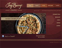 Tablet Screenshot of jayberryscafe.com